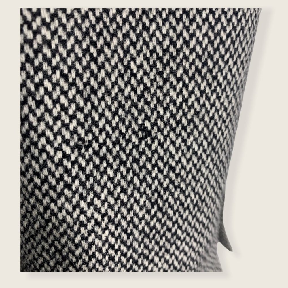 Vintage 90s Valentino Miss V Grey Lana Wool Skirt Size 6 - Picture 11 of 12